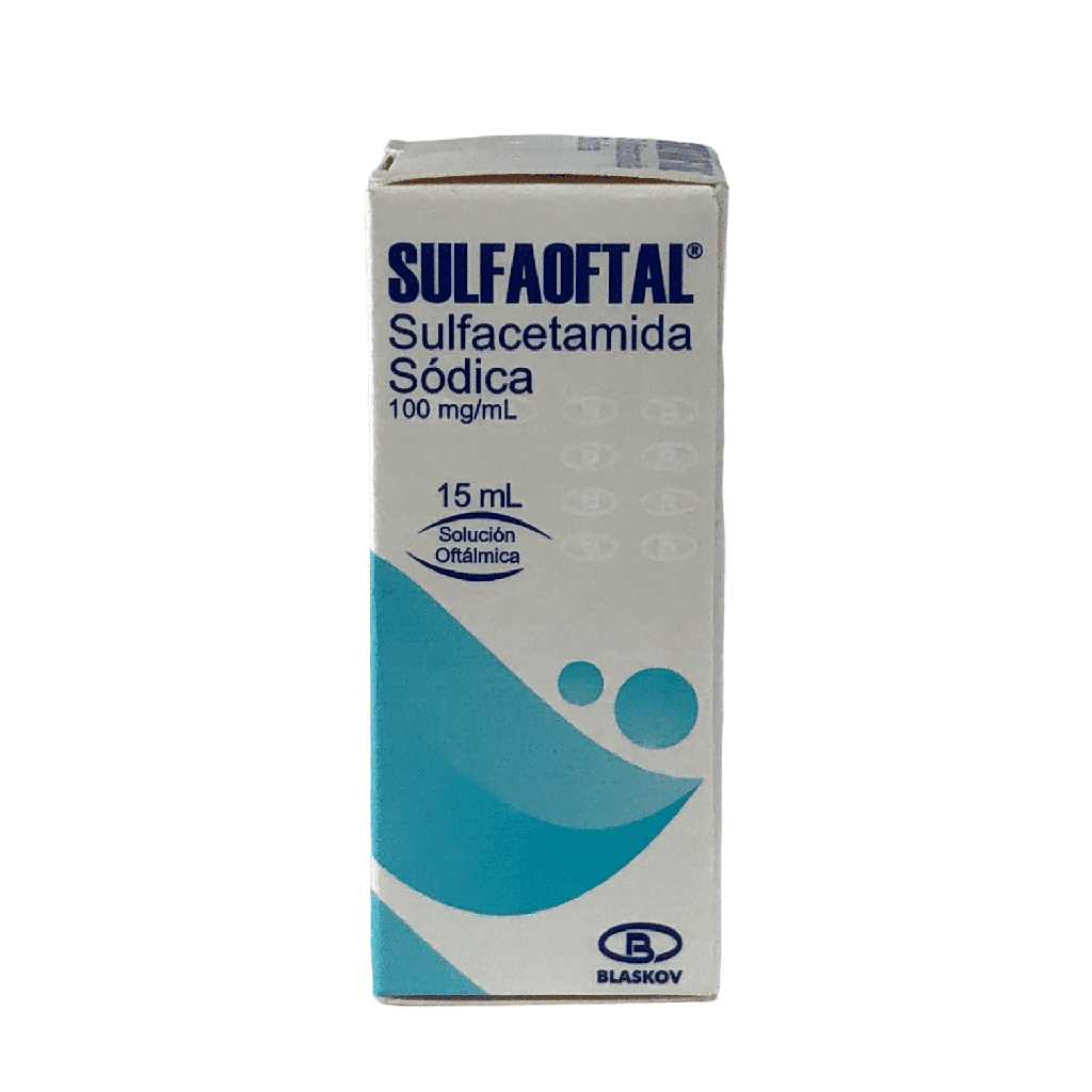 Sulfaoftal (Sulfacetamida)10 Mg Gotas Oftalmicas Frasco x 15 Ml (Blaskov)