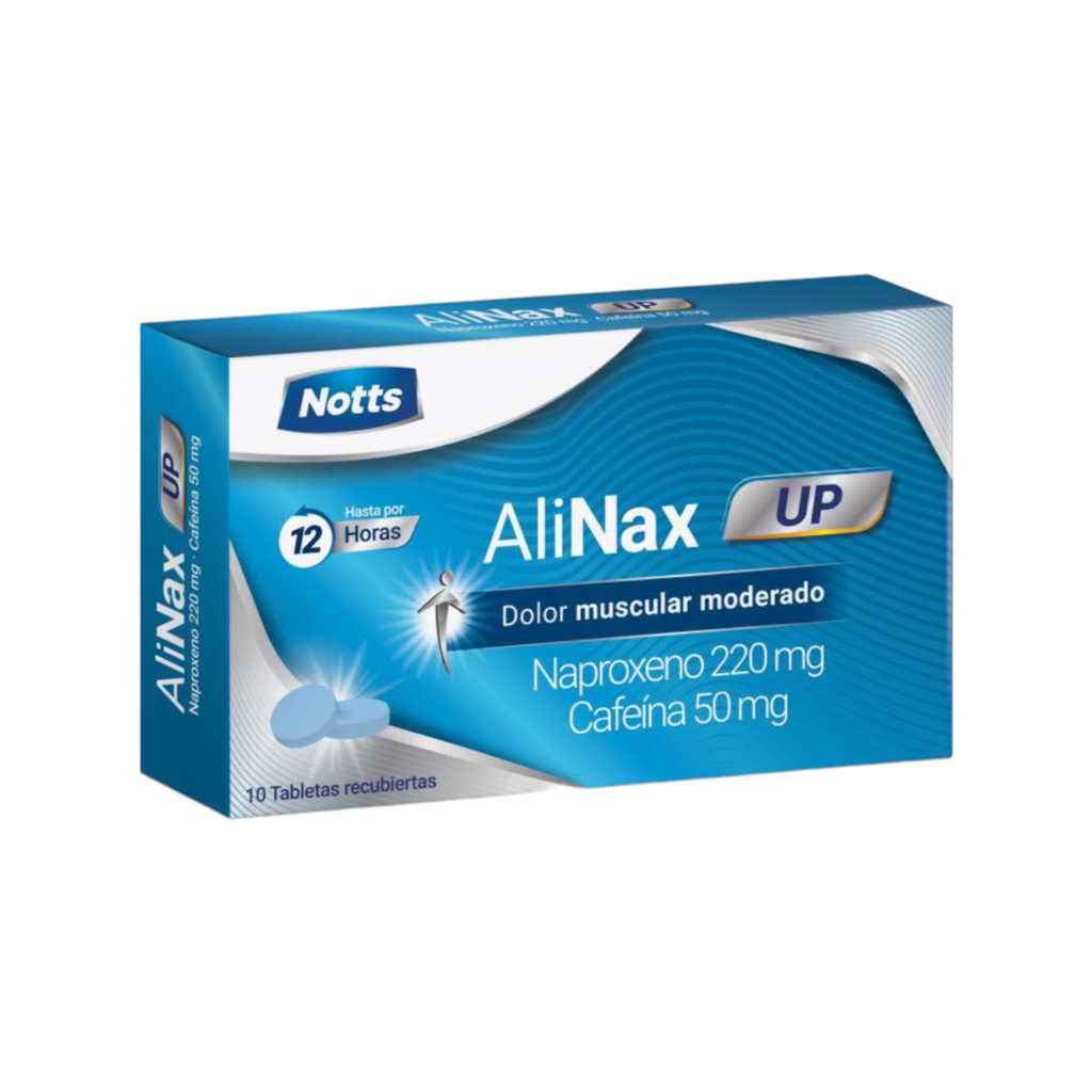 Bonificado ALINAX UP Naproxeno+Cafeina 220/50 Mg Caja x 10 (Vivunt)