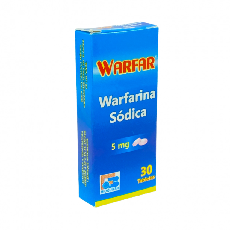 Warfar (Warfarina) 5 Mg Caja x 30 Tabletas (Bioquifar)