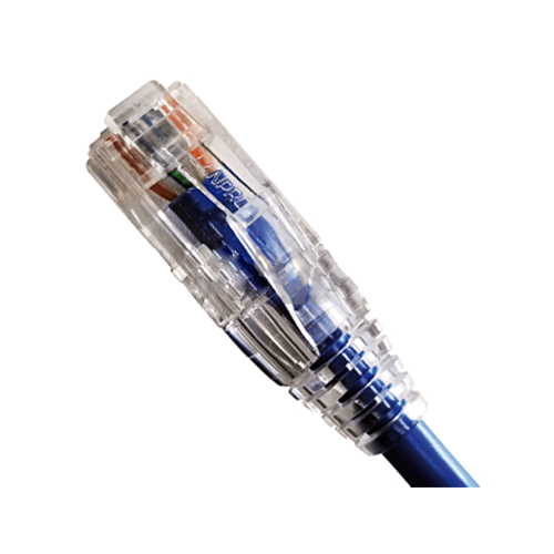 [LP4C6DUCBL2C] Patch cord SD categoría 6 azul 2 mts